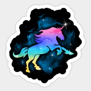 Galaxy Unicorn Sticker